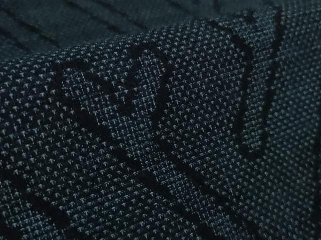 平和屋本店▽極上　男性　綿薩摩　東郷織物謹製　手織　160亀甲　単衣　キングサイズ　逸品　未使用　DZAB8442kh6