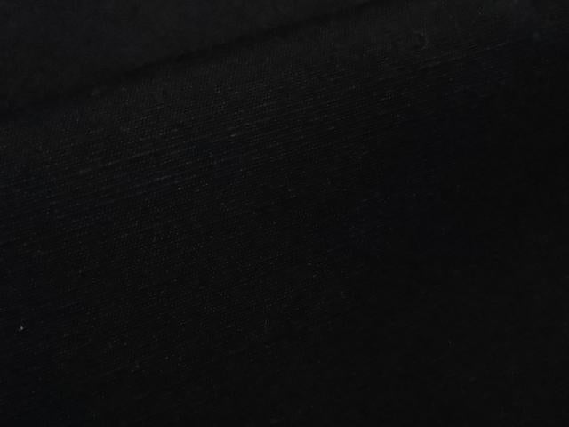 平和屋本店●極上　男性　銀座もとじ　小紋　片身替わり　キングサイズ　黒×赤　逸品　DZAB8445kh6