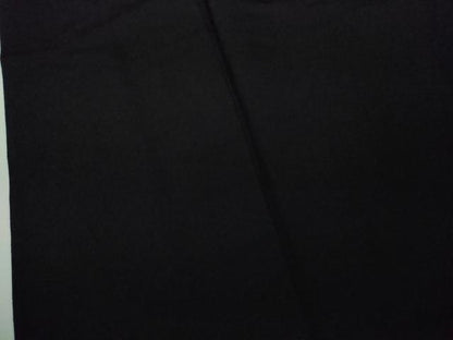 平和屋本店●極上　男性　銀座もとじ　色無地　キングサイズ　袷　黒地　御召縮緬　逸品　DZAB8447kh6