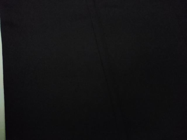 平和屋本店●極上　男性　銀座もとじ　色無地　キングサイズ　袷　黒地　御召縮緬　逸品　DZAB8450kh6