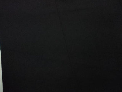 平和屋本店●極上　男性　銀座もとじ　色無地　キングサイズ　袷　黒地　御召縮緬　逸品　DZAB8453kh6