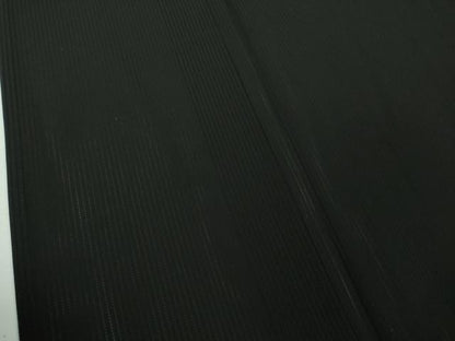 平和屋本店＊極上　夏物　男性　銀座もとじ　キングサイズ　色無地　縦絽　黒地　逸品　DZAB8461kh6