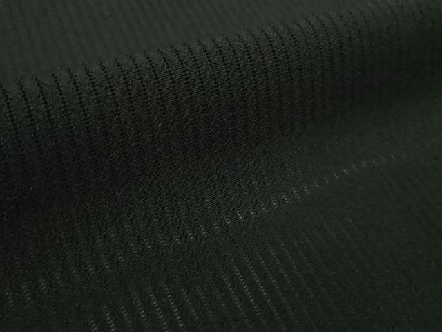 平和屋本店＊極上　夏物　男性　銀座もとじ　キングサイズ　色無地　縦絽　黒地　逸品　DZAB8461kh6