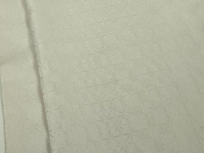 平和屋本店∞極上　男性　長羽織　キングサイズ　お召地　灰白色地　羽裏・幽霊　逸品　DZAB8469kh6