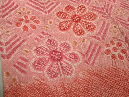 平和屋本店[]極上 七五三 女の子 3歳 祝着 総絞り 舞花 若松葉 逸品 DZAB8486kh6