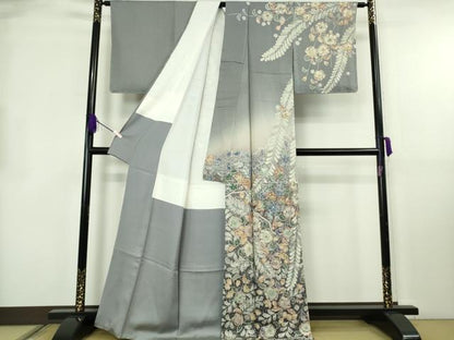 平和屋本店●極上　 吉乃一廉　幻の辻が花　訪問着　暈し染め　金通し地　逸品　未使用　DZAB8495kh6