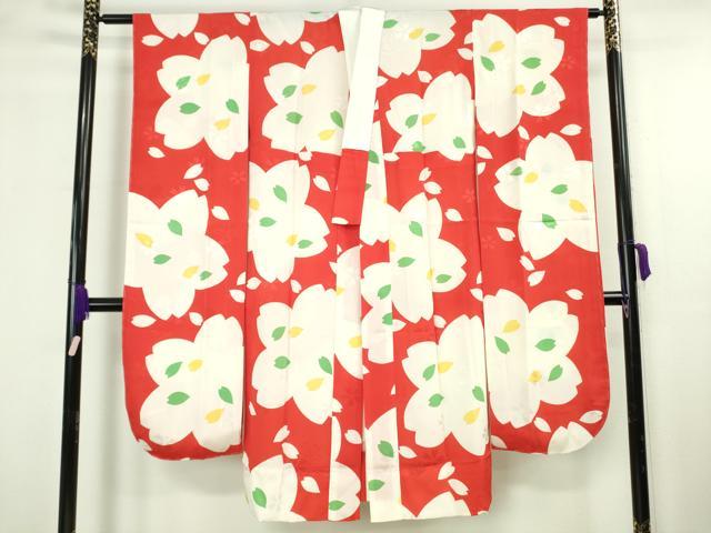 平和屋本店●極上　友禅師　有馬国雄　振袖・長襦袢(無双仕立て)セット　松竹梅　吉祥花丸文　鬼しぼ縮緬　逸品　未使用　DZAB8496kh6