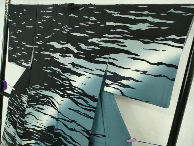 平和屋本店●極上　訪問着　霞文　暈し染め　まるやま扱い　逸品　DZAB8500kh6