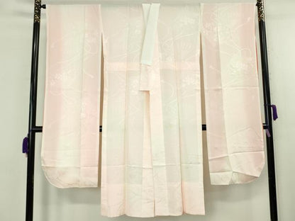 平和屋本店●極上　創業460年・千總　振袖・長襦袢(無双仕立て)セット　駒刺繍　雪輪吉祥花文　金彩　三越扱い　逸品　DZAB8517kh6