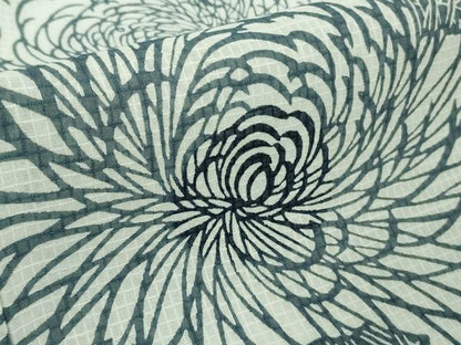 平和屋本店∴極上　夏物　竺仙　綿紅梅　浴衣　乱菊　反端付き　逸品　DZAB8535kh6