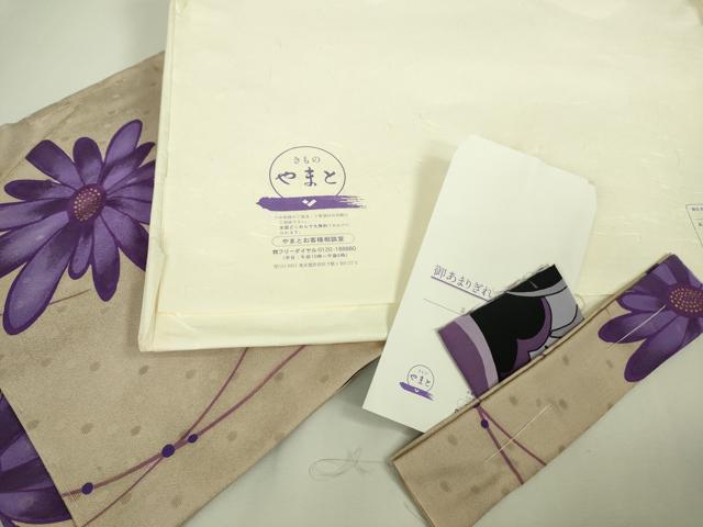 平和屋着物∞極上 長羽織 舞花文 金彩 やまと誂製 たとう紙付き 逸品 未使用 DZAB8549kh6
