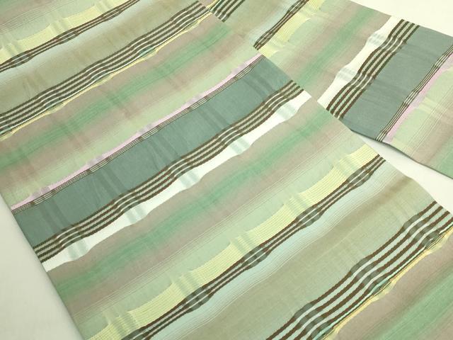 平和屋本店●極上　藤山千春　九寸名古屋帯　吉野間道　逸品　DZAB8563kh6