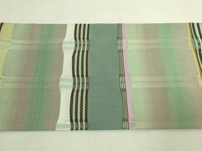 平和屋本店●極上　藤山千春　九寸名古屋帯　吉野間道　逸品　DZAB8563kh6