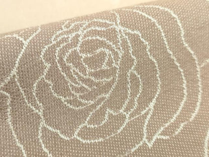 平和屋着物●極上 両面 半幅帯 バラ 薔薇 逸品 DZAB8589kh6