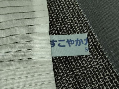 平和屋本店＊極上　夏物　結城紬　夏結城　100亀甲　間道　逸品　DZAB8671kh6