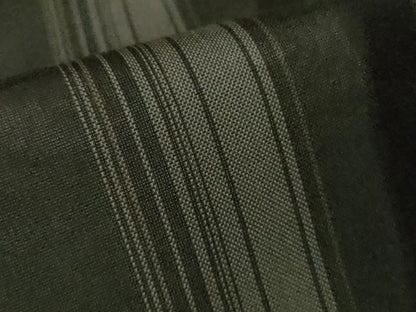 平和屋本店＊希少　夏物　本場黄八丈　夏黄八　黒八丈　紗紬　伝統工芸士　西條吉広　間道　証紙付き　逸品　DZAB8681kh6