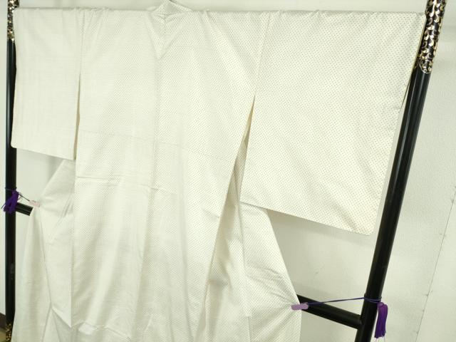 平和屋本店●極上　銀座もとじ　本場大島紬　白大島　逸品　DZAB8714kh6