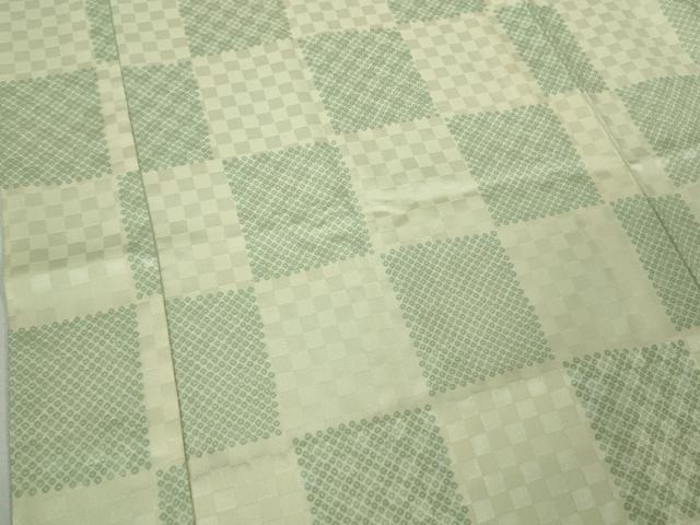 平和屋着物●洗える最高級着物　＜英＞はなぶさ謹製　長襦袢　無双仕立て　市松文様　逸品　未使用　DZAB8719kh6