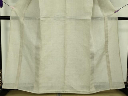 平和屋本店＊極上　夏物　古代越後上布　本麻　麻匠　小河正義作　証紙付き　逸品　未使用　DZAB8733kh6