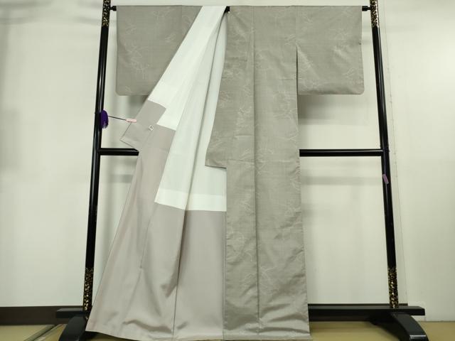 平和屋本店●極上　東郷織物謹製　本場大島紬　160亀甲　草木染　染:五倍子　象形文字　証紙付き　逸品　DZAB8743kh6