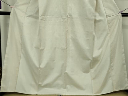 平和屋本店●極上　本場大島紬　白大島　一元絣　逸品　DZAB8744kh6