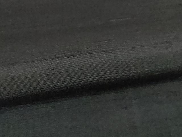 平和屋着物●極上　結城紬　井上商事謹製　色無地　濃い藤煤竹色　結城屋　証紙付き　逸品　未使用　DZAB8764kh6