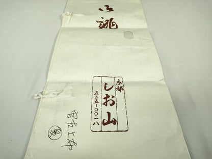 平和屋本店＊極上　夏物　重要無形文化財　本場宮古上布　100亀甲　総詰め　苧麻　たとう紙付き　逸品　DZAB8770kh6