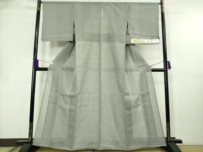 平和屋本店＊極上 夏物 石川県指定無形文化財 能登上布 本麻手織上布 山崎麻織物工房謹製 やまと誂製 証紙付き 逸品 未使用 DZAB8773kh6