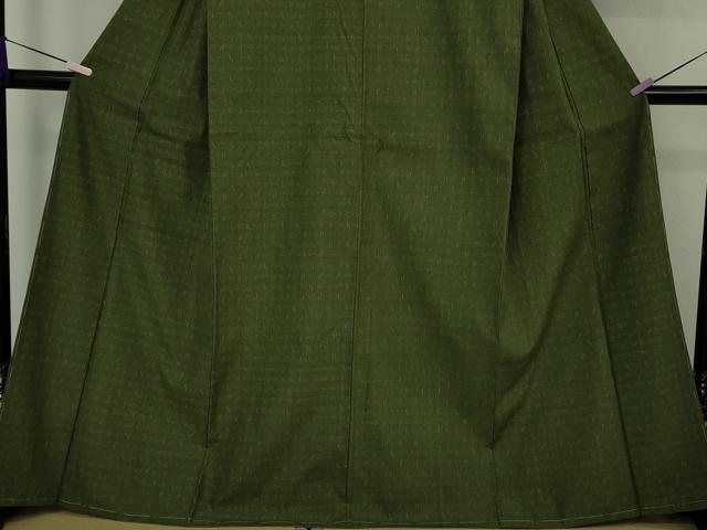 平和屋着物●極上　本場結城紬　重要無形文化財　絣柄　逸品　未使用　DZAB8792kh6