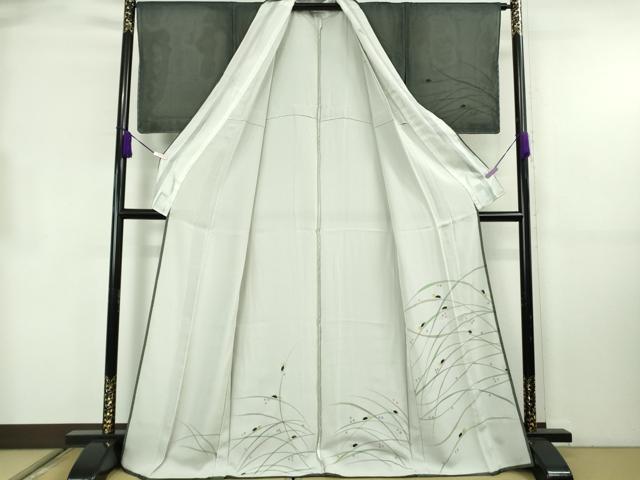 平和屋着物▽極上　訪問着　無双　紗袷　紗×絽　手描き　蛍　ホタル　逸品　未使用　DZAB8801kh6