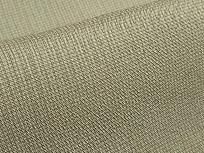 平和屋着物＊極上 夏物 伝統工芸師 服部光擴 江戸小紋 縦絽 堅牢染 角通し 白橡色×亜麻色 五泉 宮越織物謹製 反端付き　逸品　DZAB8806kh6