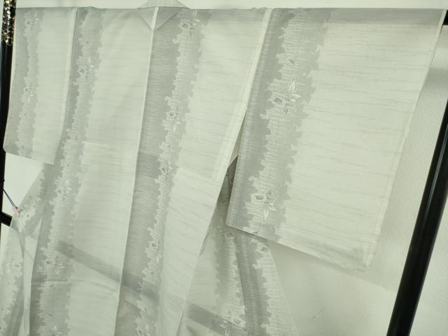 平和屋着物＊極上　夏物　大島紬　夏大島　舞葉間道　証紙付き　逸品　未使用　DZAB8807kh6