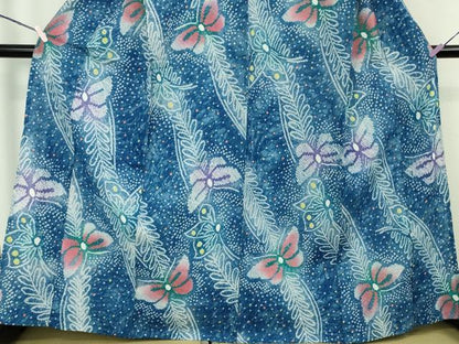平和屋着物∴極上　夏物　浴衣　有松鳴海絞り　舞蝶文　綿　逸品　未使用　DZAB8816kh6