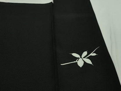 平和屋着物●極上　訪問着　カラー　暈し染め　黒地　さが美扱い　逸品　DZAB8823kh6