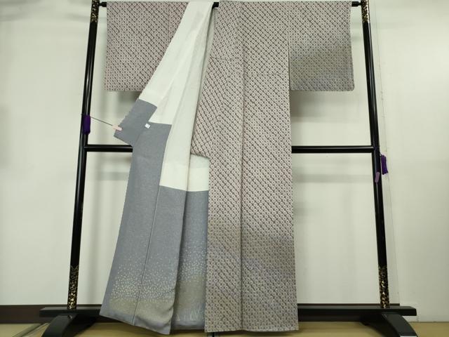 平和屋本店●極上　名門　藤娘きぬたや・総絞り　伊藤嘉秋　訪問着　反端付き　逸品　未使用　DZAB8826kh6