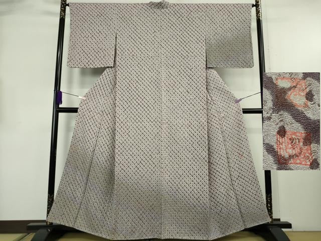 平和屋本店●極上　名門　藤娘きぬたや・総絞り　伊藤嘉秋　訪問着　反端付き　逸品　未使用　DZAB8826kh6