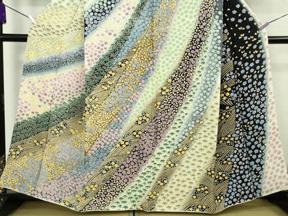 平和屋本店●極上　中国三大刺繍　相良刺繍　訪問着　銀通し地　逸品　DZAB8830kh6