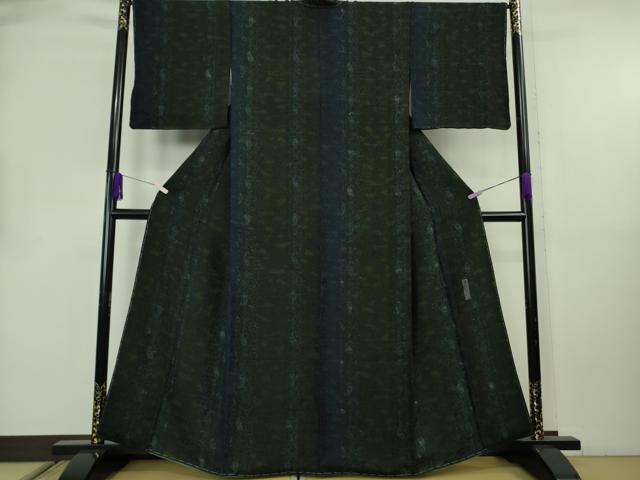 平和屋本店●極上　前田仁仙　仁仙更紗　小紋　ペイズリー更紗　やまと誂製　逸品　未使用　DZAB8836kh6