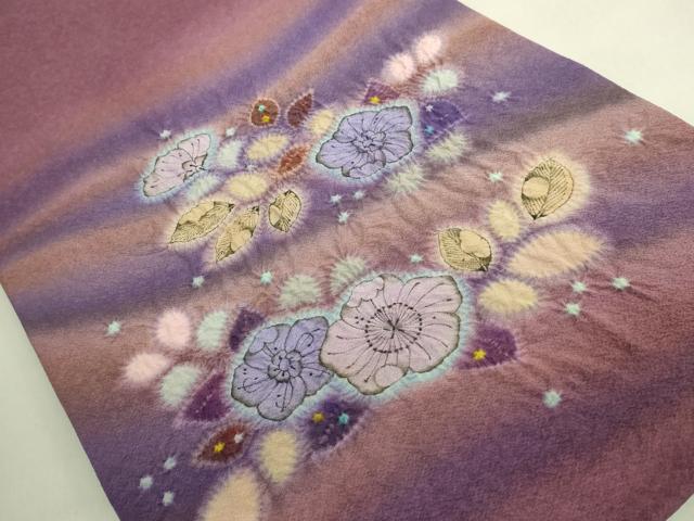 平和屋本店●極上　久保田一竹　幻の辻が花　太鼓柄袋帯　逸品　DZAB8885kh6
