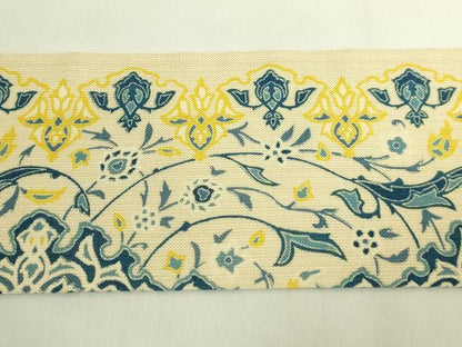 平和屋本店＊極上　夏物　九寸名古屋帯　洋花文　逸品　DZAB8888kh6