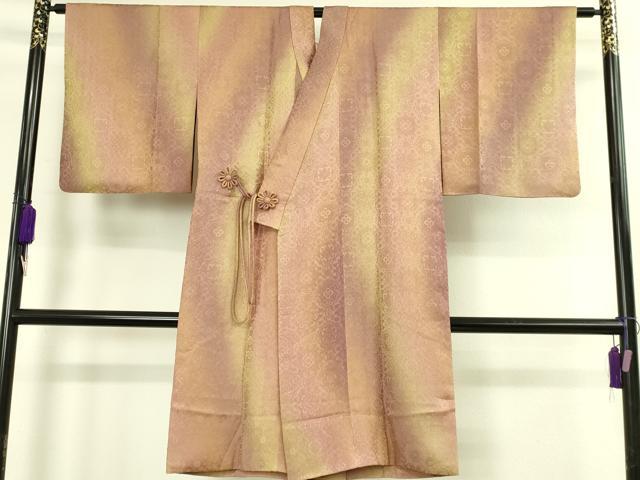 平和屋着物∞極上　道中着　ロング丈　正倉院花地紋　暈し染め　逸品　DZAB8897kh6