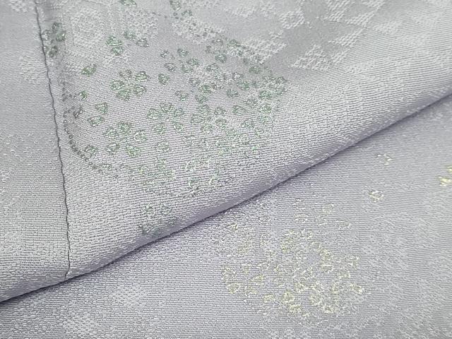 平和屋着物∞極上　金彩友禅　卓越技能者・名工・和田光正監修　由光　京金彩　道中着　ロング丈　雪輪花文　金彩 反端付 逸品 DZAB8898kh6