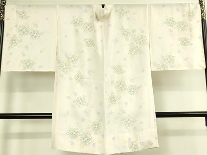 平和屋着物∞極上　長羽織　スリーシーズン　春夏秋　塵除け　舞桜　逸品　DZAB8904kh6