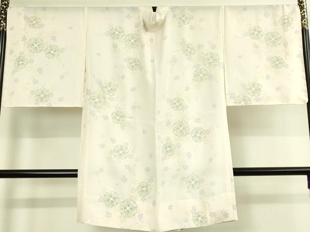平和屋着物∞極上　長羽織　スリーシーズン　春夏秋　塵除け　舞桜　逸品　DZAB8904kh6