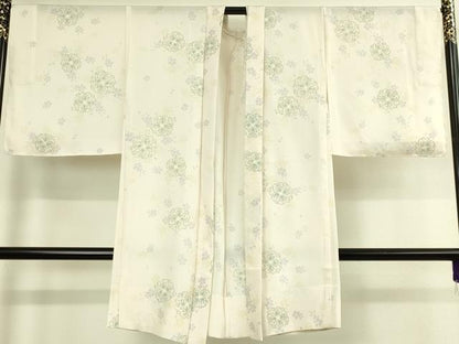 平和屋着物∞極上　長羽織　スリーシーズン　春夏秋　塵除け　舞桜　逸品　DZAB8904kh6