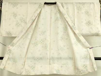 平和屋着物∞極上　長羽織　スリーシーズン　春夏秋　塵除け　舞桜　逸品　DZAB8904kh6