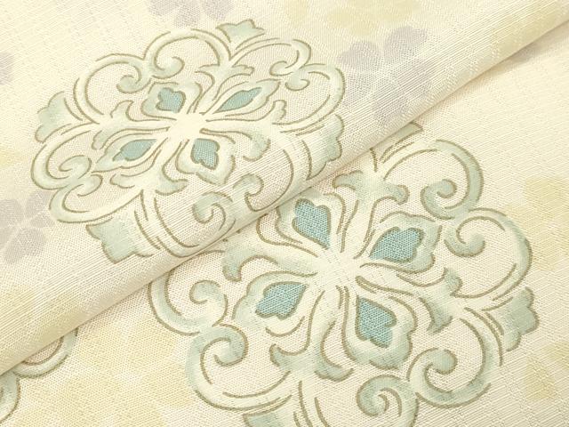 平和屋着物∞極上　長羽織　スリーシーズン　春夏秋　塵除け　舞桜　逸品　DZAB8904kh6