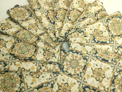 平和屋本店●最高級　中国三大刺繍　総相良刺繍　総刺繍　袋帯　200万粒　総詰め　格天井花文　金糸　逸品　DZAB8917kh6