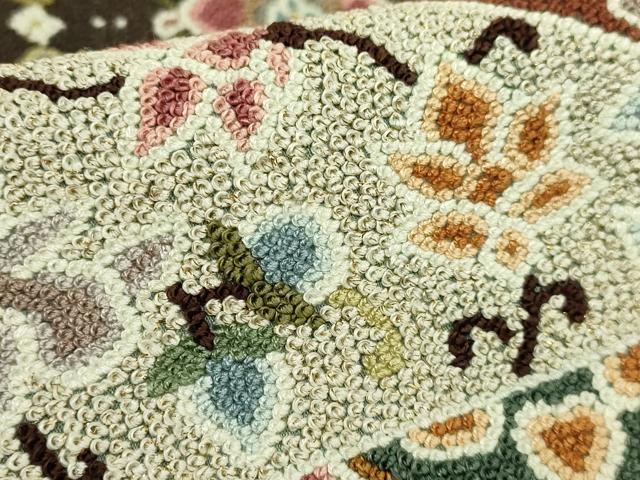 平和屋本店●最高級　中国三大刺繍　総相良刺繍　総刺繍　袋帯　200万粒　総詰め　切り嵌め花文　金糸　逸品　DZAB8918kh6