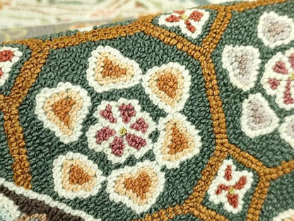 平和屋本店●最高級　中国三大刺繍　総相良刺繍　総刺繍　袋帯　200万粒　総詰め　切り嵌め花文　金糸　逸品　DZAB8918kh6